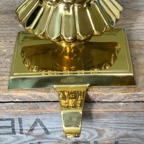 Gold-tone Christmas Tree Stocking Holder - Picture 9 of 16